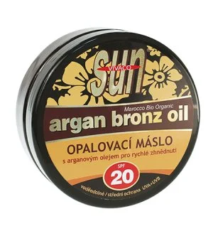 Vivaco SUN Argan Bronz Oil burro solare con olio di argan bio SPF 20