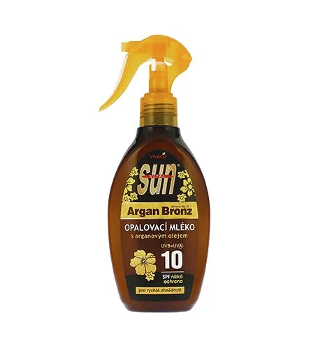 Sun Argan Bronz latte solare con olio di argan SPF 10 200 ml