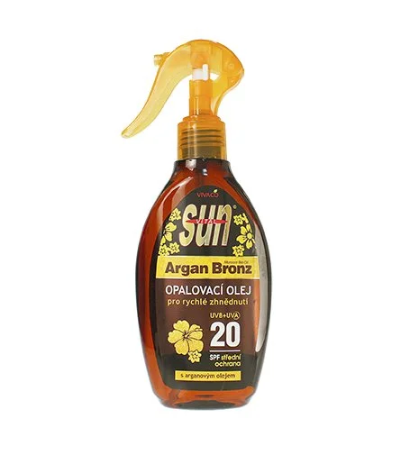 SUN Argan Oil olio solare con olio di argan SPF 20 200 ml
