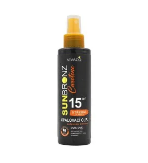 Vivaco Sun Bronz Carotene olio solare SPF 15