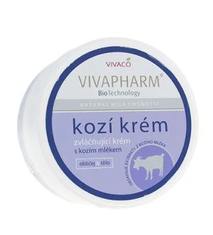 VivaPharm Goats Milk Crema emolliente al latte di capra per viso e corpo da donna