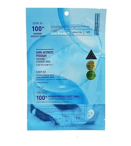 Hydrop Reedle Shot 100hL 2-Step Mask maschera idratante a 2 fasi con siero a microaghi 33 g + 1,5 g