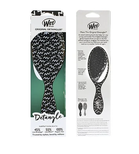 Original Detangler Hipster spazzola per capelli Squiggle