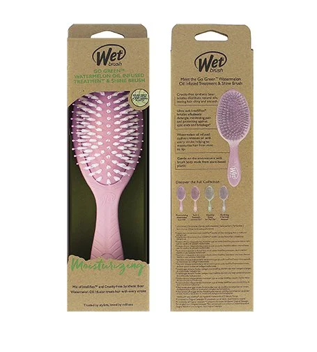 Go Green Treatment & Shine Brush spazzola per capelli Anguria
