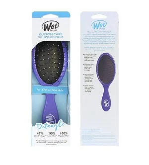 Wet Brush Custom Care Thin Hair Detangler spazzola per capelli Viola