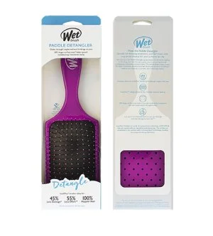 Wet Brush Paddle Detangler spazzola per capelli Purple