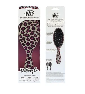 Wet Brush Original Detangler Safari spazzola per capelli Pink Leopard