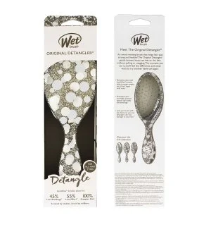 Wet Brush Original Detangler Groovy Disco spazzola per capelli Silver