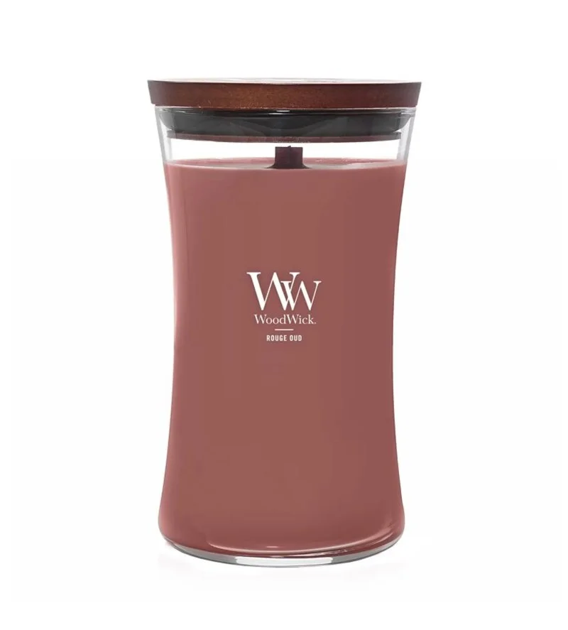 Rouge Oud candela profumata con stoppino in legno 609,5 g