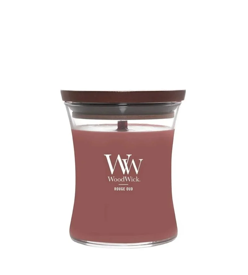 Rouge Oud candela profumata con stoppino in legno 275 g
