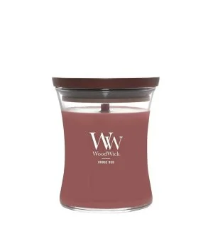WoodWick Rouge Oud candela profumata con stoppino in legno 275 g