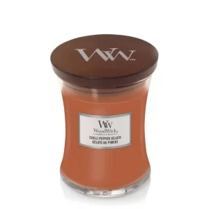 WoodWick Chilli Pepper Gelato candela profumata con stoppino in legno 275 g