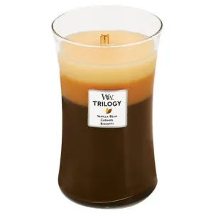 Candela profumata WoodWick Café Sweets con stoppino in legno 609,5 g