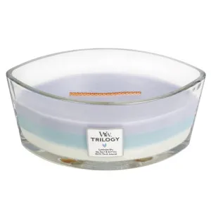 Candela profumata WoodWick Calming Retreat con stoppino in legno 453,6 g