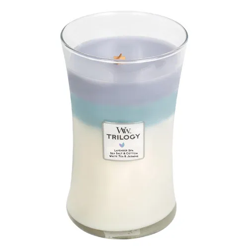 Candela profumata WoodWick Calming Retreat con stoppino in legno 609,5 g