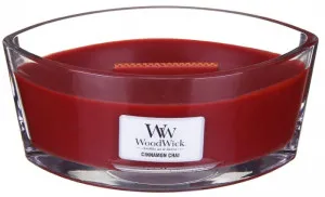 Candela profumata WoodWick Cinnamon Chai con stoppino in legno 453,6 g