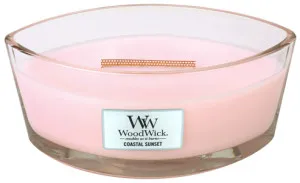 Candela profumata WoodWick Coastal Sunset con stoppino in legno 453,6 g