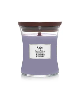 Candela profumata Woodwick Hypnoflora con stoppino in legno 275 g