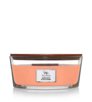 Candela profumata WoodWick Manuka Nectar con stoppino in legno 453,6 g