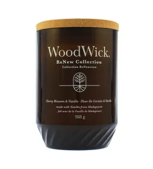 Candela grande WoodWick ReNew Cherry Blossom & Vanilla 368 g