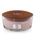 Candela profumata WoodWick Rosewood con stoppino in legno 275 g