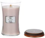 Candela profumata WoodWick Rosewood con stoppino in legno 275 g