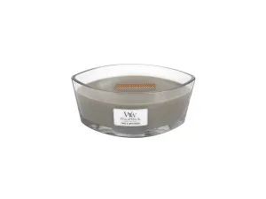 Candela profumata WoodWick Sand & Driftwood con stoppino in legno 453,6 g