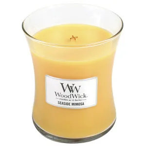 Candela profumata WoodWick Seaside Mimosa con stoppino in legno 275 g