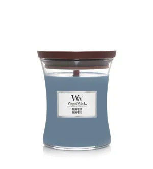 Candela profumata WoodWick Tempest con stoppino in legno 275 g