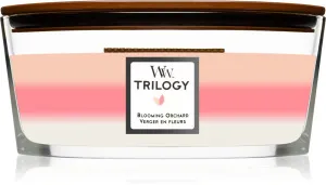 Candela profumata con stoppino in legno WoodWick Trilogy Blooming Orchard 453,6 g