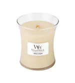 Candela profumata WoodWick Vanilla Bean con stoppino in legno 275 g