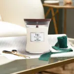 Candela profumata WoodWick Vanilla Bean con stoppino in legno 275 g
