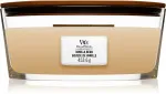 Candela profumata WoodWick Vanilla Bean con stoppino in legno 453,6 g