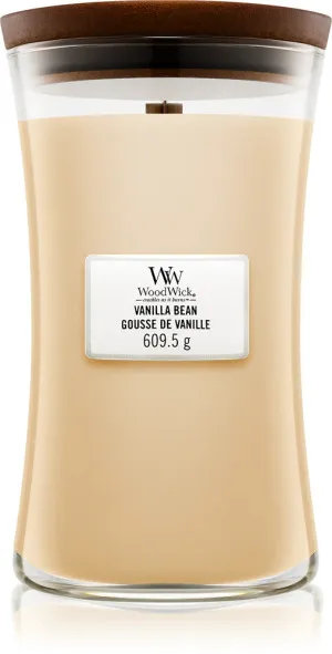 Candela profumata WoodWick Vanilla Bean con stoppino in legno 609,5 g
