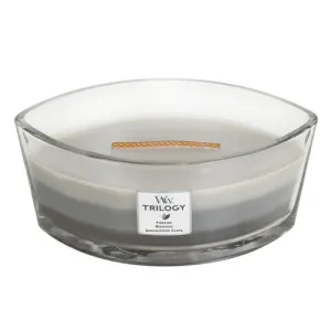 Candela profumata WoodWick Warm Woods con stoppino in legno 453,6 g