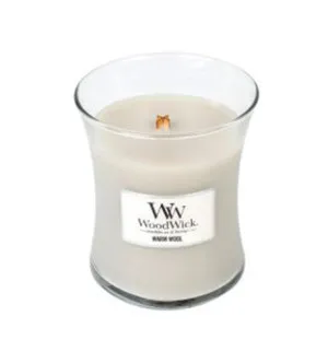 WoodWick Warm Wool candela profumata con stoppino in legno per donne