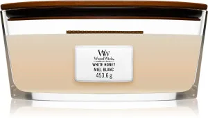 Candela profumata WoodWick White Honey 453,6 g