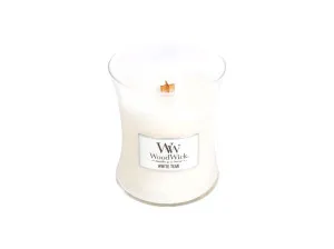 Candela profumata WoodWick White Teak con stoppino in legno per donne