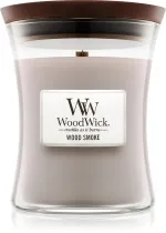 Candela profumata con stoppino in legno WoodWick Wood Smoke 275 g