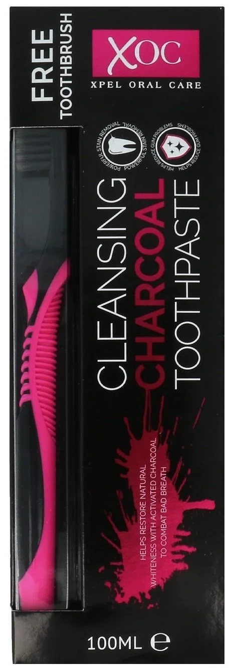 Charcoal dentifricio sbiancante al carbone attivo + spazzolino