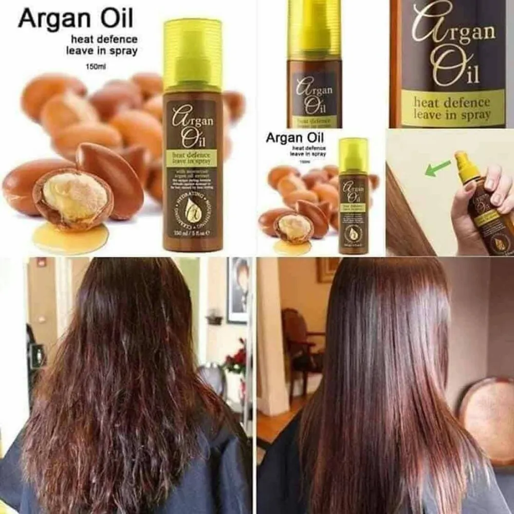 Spray termoprotettore senza risciacquo all'olio di Argan 150 ml