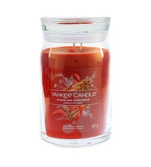 Yankee Candle Candela grande Sparkling Cinnamon signature 567 g