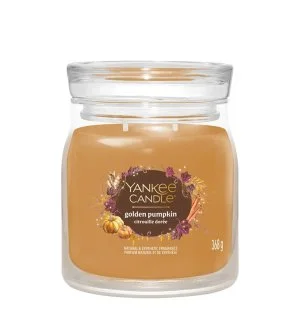 Yankee Candle Pumpkin Cinnamon Swirl candela signature media 368 g