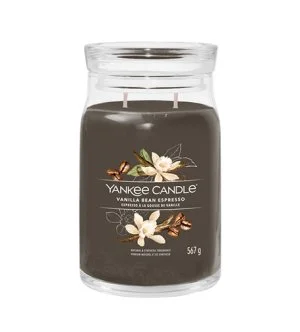 Yankee Candle Signature Vanilla Bean Espresso candela profumata 567 g