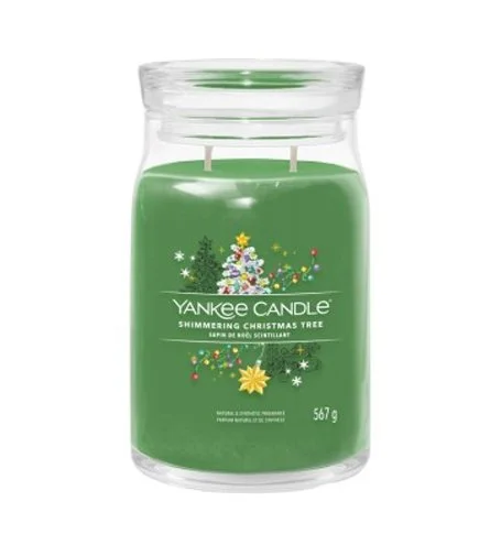 Shimmering Christmas Tree candela Signature grande 567 g