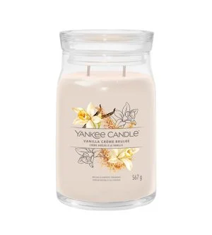 Yankee Candle Vanilla Creme Brulee candela Signature grande 567 g