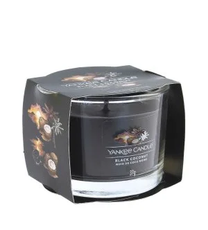 Yankee Candle Black Coconut candela votiva in vetro 37 g