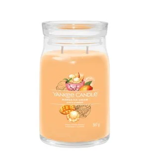 Yankee Candle Signature Mango Ice Cream candela profumata 567 g