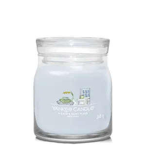 Yankee Candle A Calm & Quiet Place candela signature media 368 g