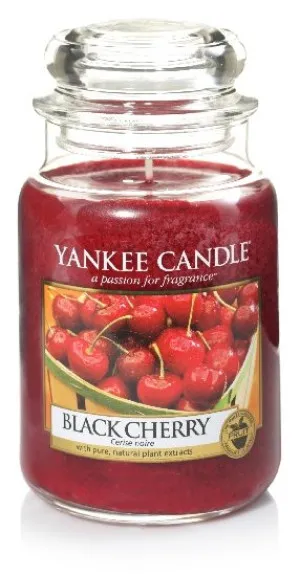 Candela profumata Yankee Candle Black Cherry 623 g
